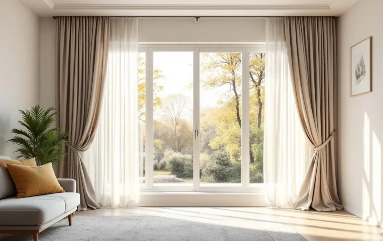 Salon lumineux avec des meubles confortables et une atmosphère sereine.